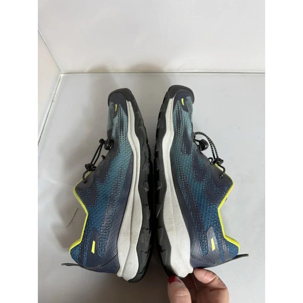 KEEN Wanduro Speed Hiking Trail Shoes Kids Size 6 Blue Lightweight Mesh Cap Toe